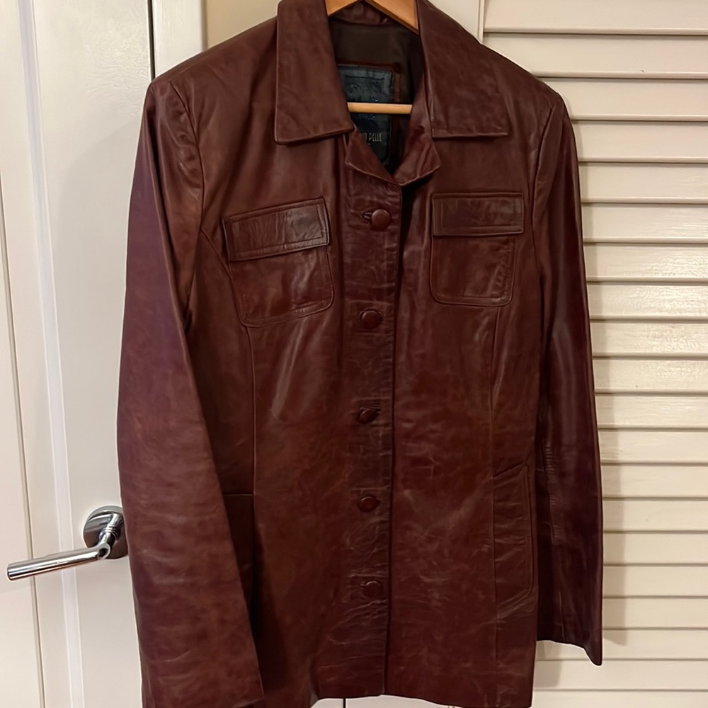 Dark Brown Leather Jacket